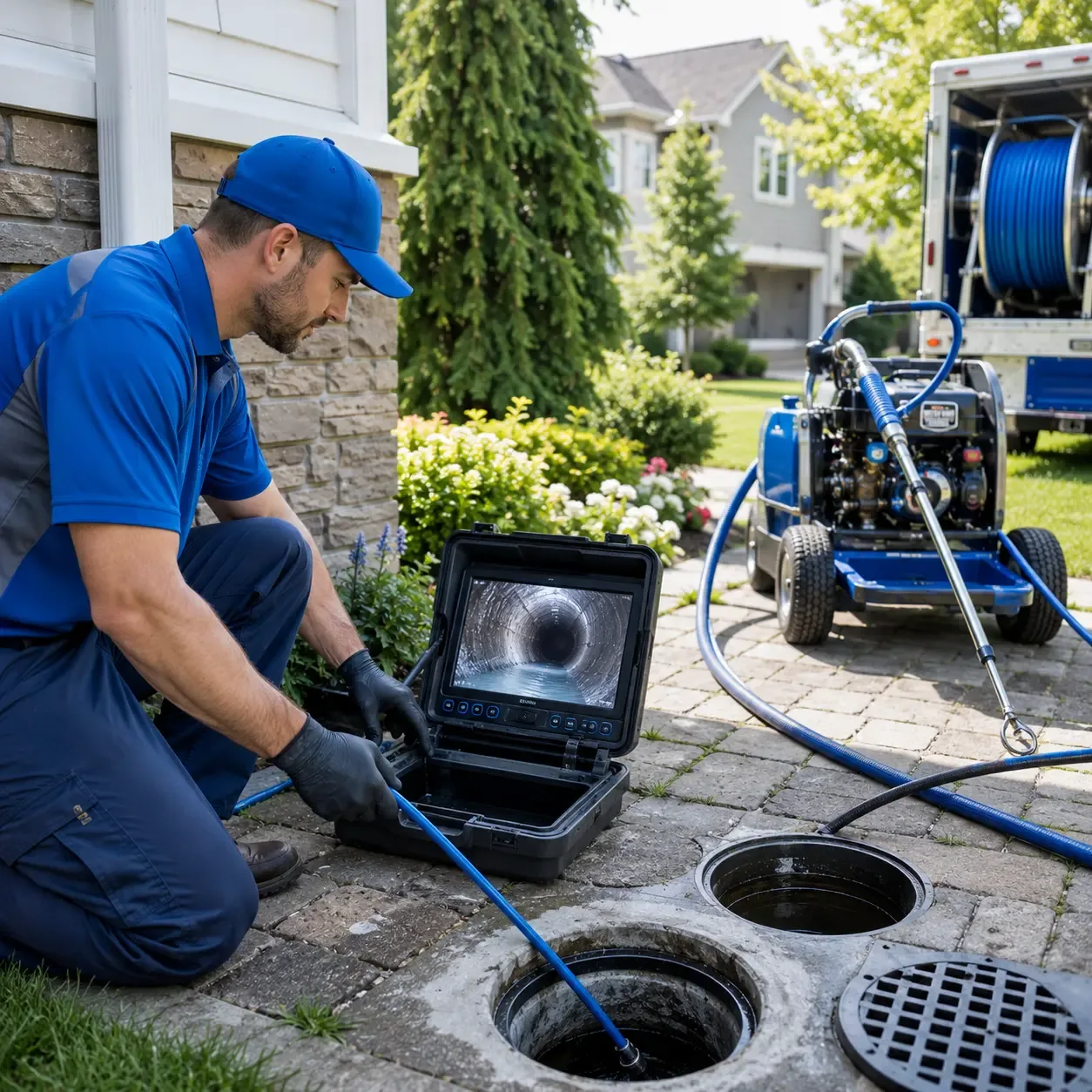 Outdoor drain cleaning professionals serving East Fultonham, OH